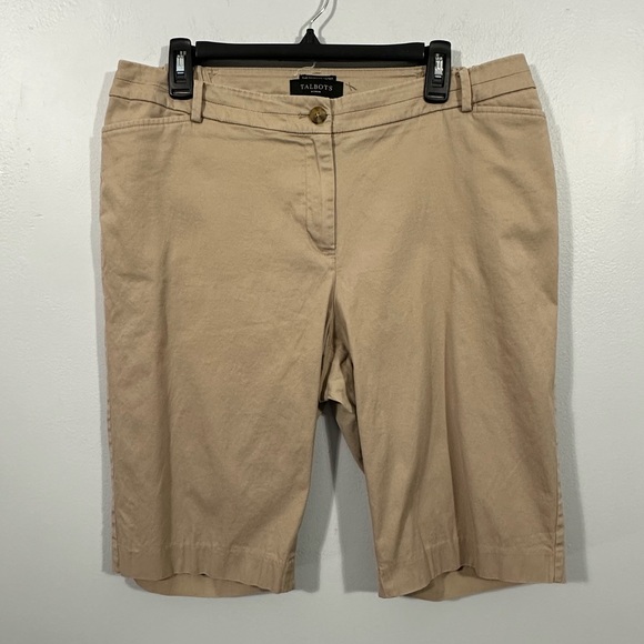 Talbots Tan Women's Bermuda Shorts - Picture 1 of 5